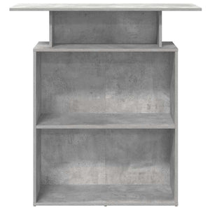 Empfangstheke Betongrau 100x40x104 cm