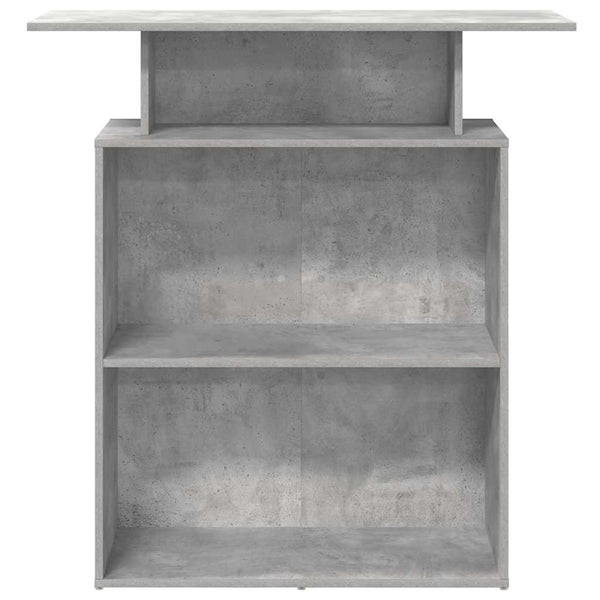 Empfangstheke Betongrau 100x40x104 cm