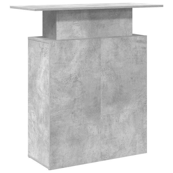 Empfangstheke Betongrau 100x40x104 cm