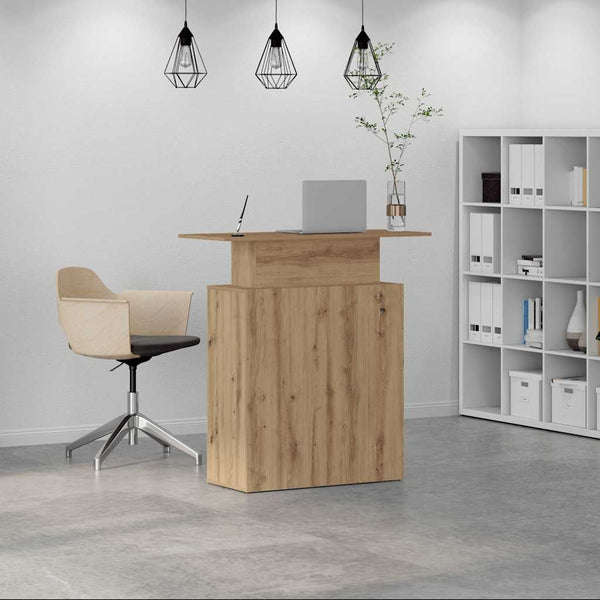 Empfangstheke Artisan Eiche 100x40x104 cm