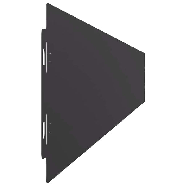 Rasenkanten Schwarz Stahl 10x103cm 10er Set