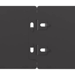 Rasenkanten Schwarz Stahl 10x103cm 10er Set