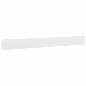 Weiße Rasenkanten Stahl 10er Set, 103cm