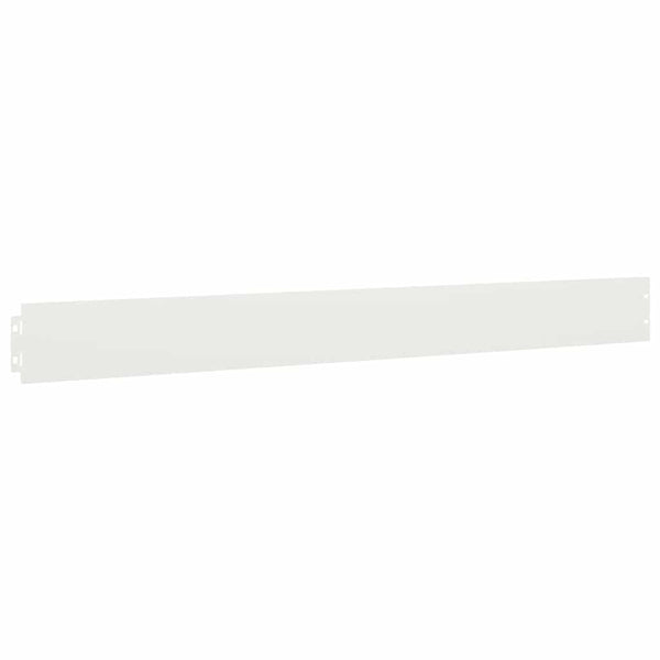 Weiße Rasenkanten Stahl 10er Set, 103cm