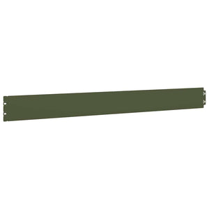 Olivgrüne Rasenkanten, 10er-Set, 103cm