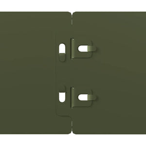 Olivgrüne Rasenkanten, 10er-Set, 103cm