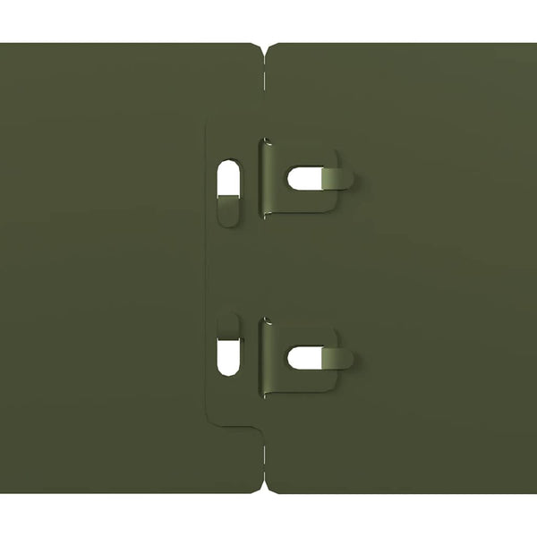 Olivgrüne Rasenkanten, 10er-Set, 103cm