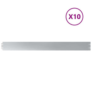 Verzinkte Rasenkanten, 10er Set