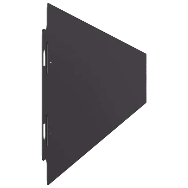 Rasenkanten Schwarz, 50 Stk, 10x103 cm