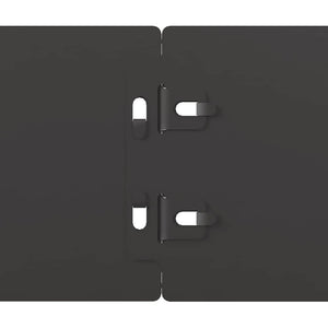 Rasenkanten Schwarz, 50 Stk, 10x103 cm