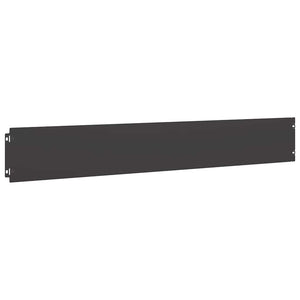 Schwarze Rasenkanten, 10er-Set, Stahl