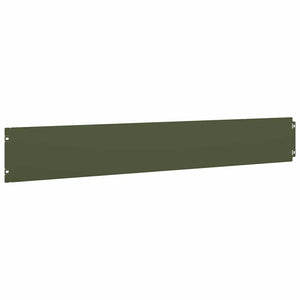 Olivgrüne Rasenkanten, 10er Set, 15x103cm