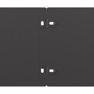 Rasenkanten Schwarz Stahl 15x103cm, 50 Stk.