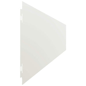 Weiße Rasenkanten Stahl 15x103cm, 50 Stk.