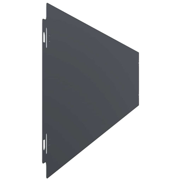 Rasenkanten Anthrazit 15x103 cm, 50 Stk.