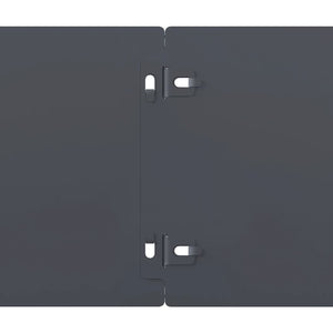 Rasenkanten Anthrazit 15x103 cm, 50 Stk.