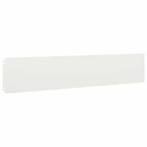 Weiße Rasenkanten Stahl 10er Set 20x103cm