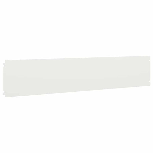 Weiße Rasenkanten Stahl 10er Set 20x103cm