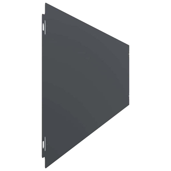 Anthrazit Rasenkanten Stahl, 10er Set, 103cm