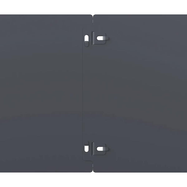 Anthrazit Rasenkanten Stahl, 10er Set, 103cm