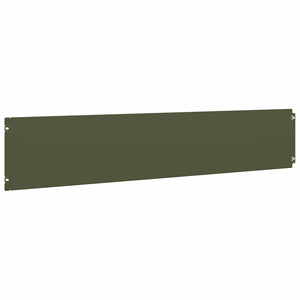 Olivgrüne Rasenkanten, 10er Set, Stahl