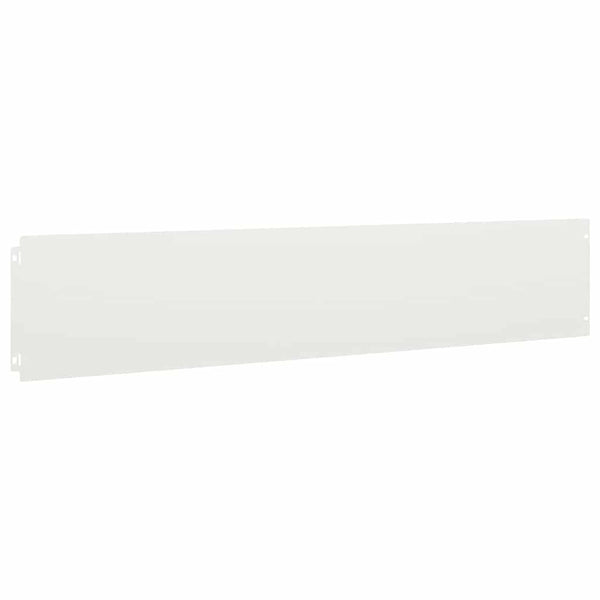 Weiße Rasenkanten Stahl 20x103cm, 30 Stk.