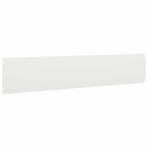 Weiße Rasenkanten Stahl 20x103cm, 30 Stk.