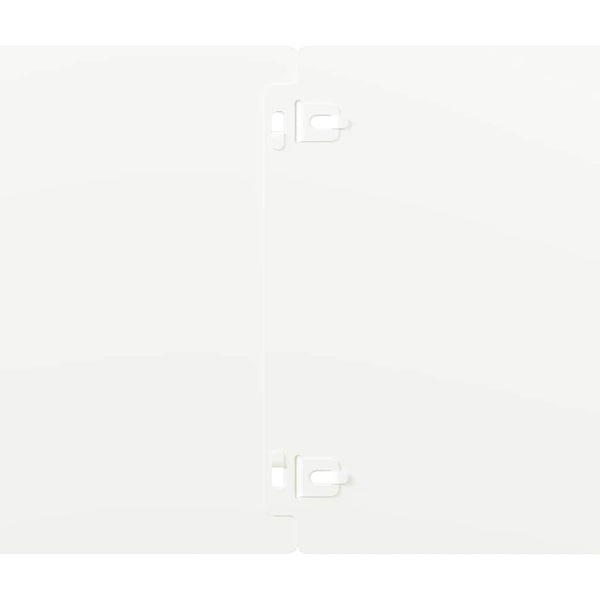 Weiße Rasenkanten Stahl 20x103cm, 30 Stk.