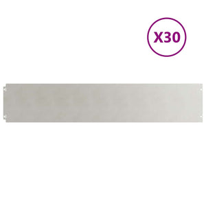 Edelstahl Rasenkanten 20x103cm - 30er Set
