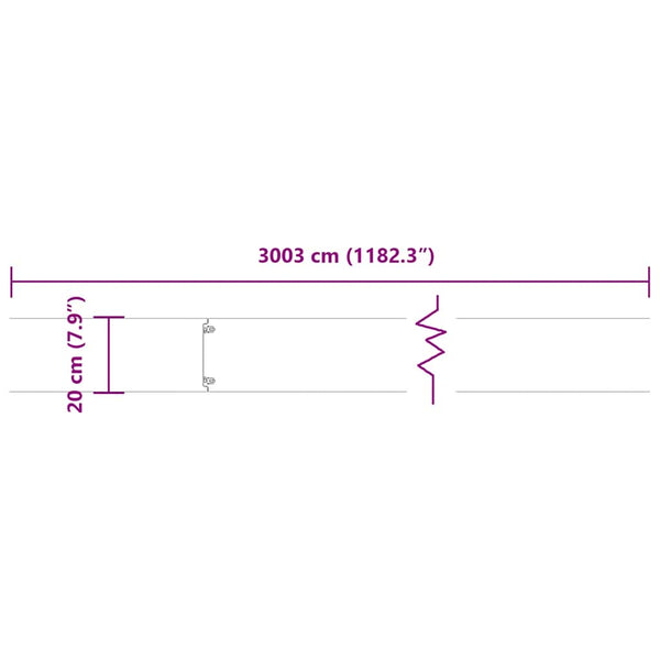 Edelstahl Rasenkanten 20x103cm - 30er Set