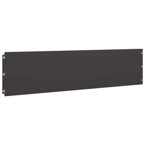 Rasenkanten Schwarz Stahl 10 Stk. 25x103 cm