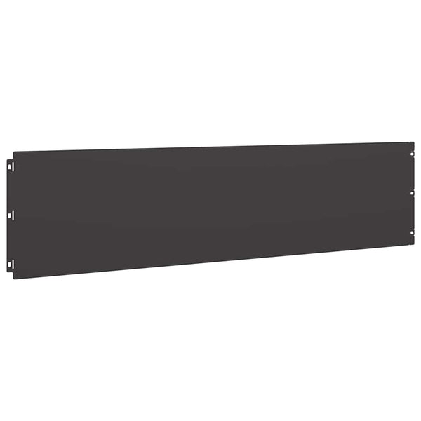 Rasenkanten Schwarz Stahl 10 Stk. 25x103 cm