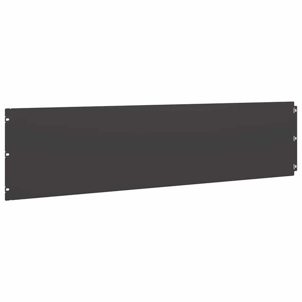Rasenkanten Schwarz Stahl 10 Stk. 25x103 cm