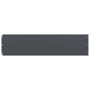 Anthrazit Rasenkanten Stahl 10er Set 25x103 cm