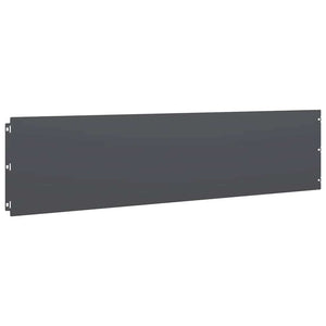 Anthrazit Rasenkanten Stahl 10er Set 25x103 cm