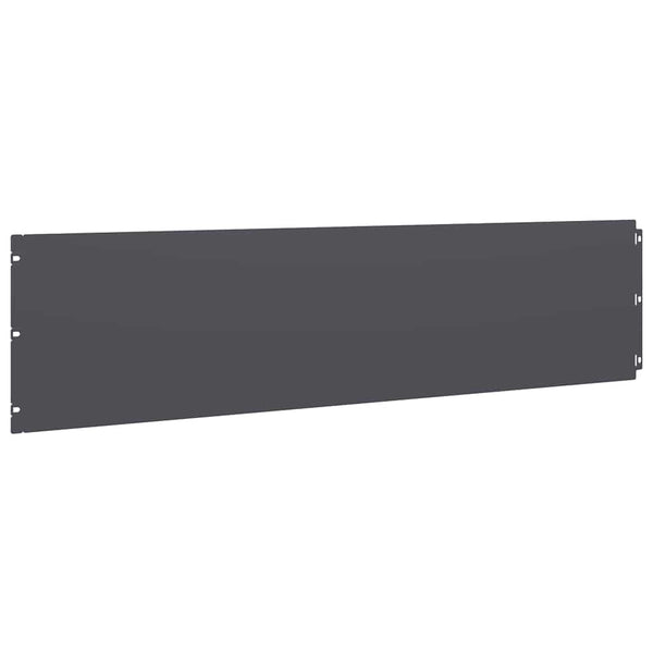 Anthrazit Rasenkanten Stahl 10er Set 25x103 cm