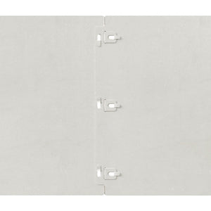 Edelstahl Rasenkanten 10er Set, 25x103cm