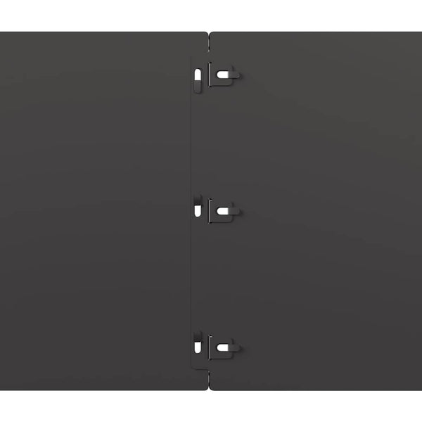 Rasenkanten Schwarz Stahl 20 Stk. 25x103cm