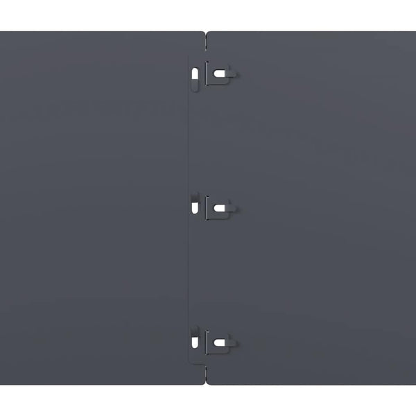 Anthrazit Rasenkanten Stahl 20 Stk. 25x103 cm