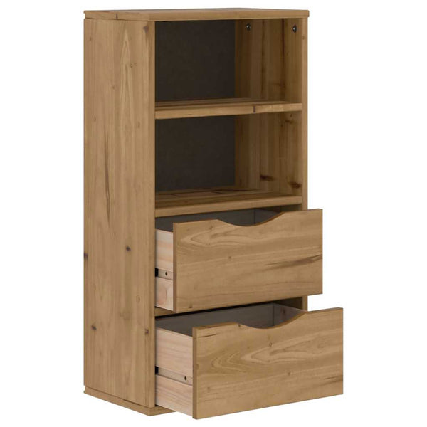 Kiefer Beistellschrank mit Schubladen