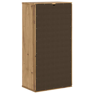 Beistellschrank Kiefer Massivholz 40x24x79 cm