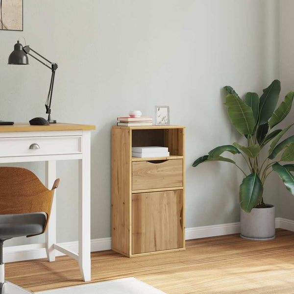vidaXL Armoirette à tiroir ODDA 40x24x79cm Bois de pin massif