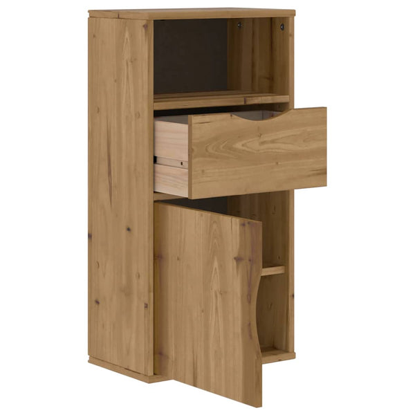 vidaXL Armoirette à tiroir ODDA 40x24x79cm Bois de pin massif
