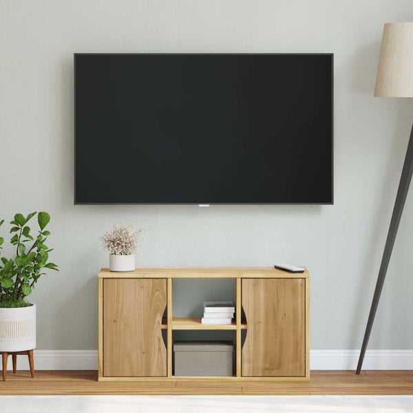 Massivholz TV-Schrank Kiefer 79x24x40 cm
