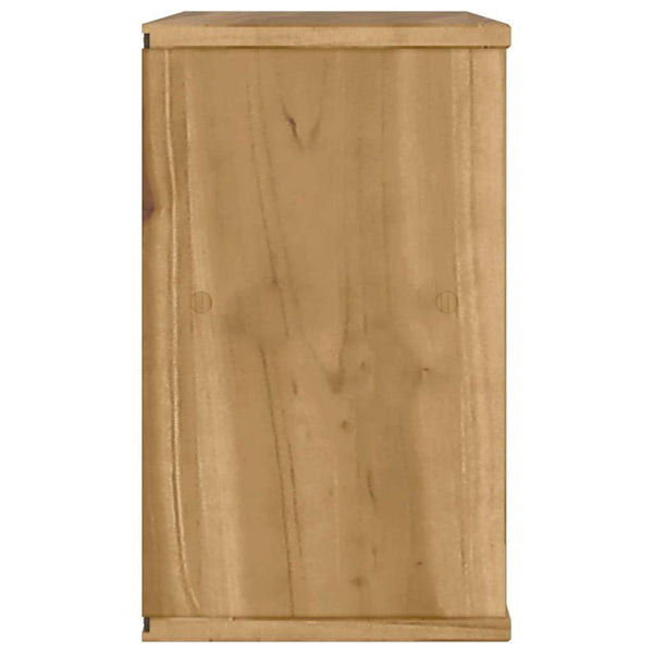 Massivholz TV-Schrank Kiefer 79x24x40 cm