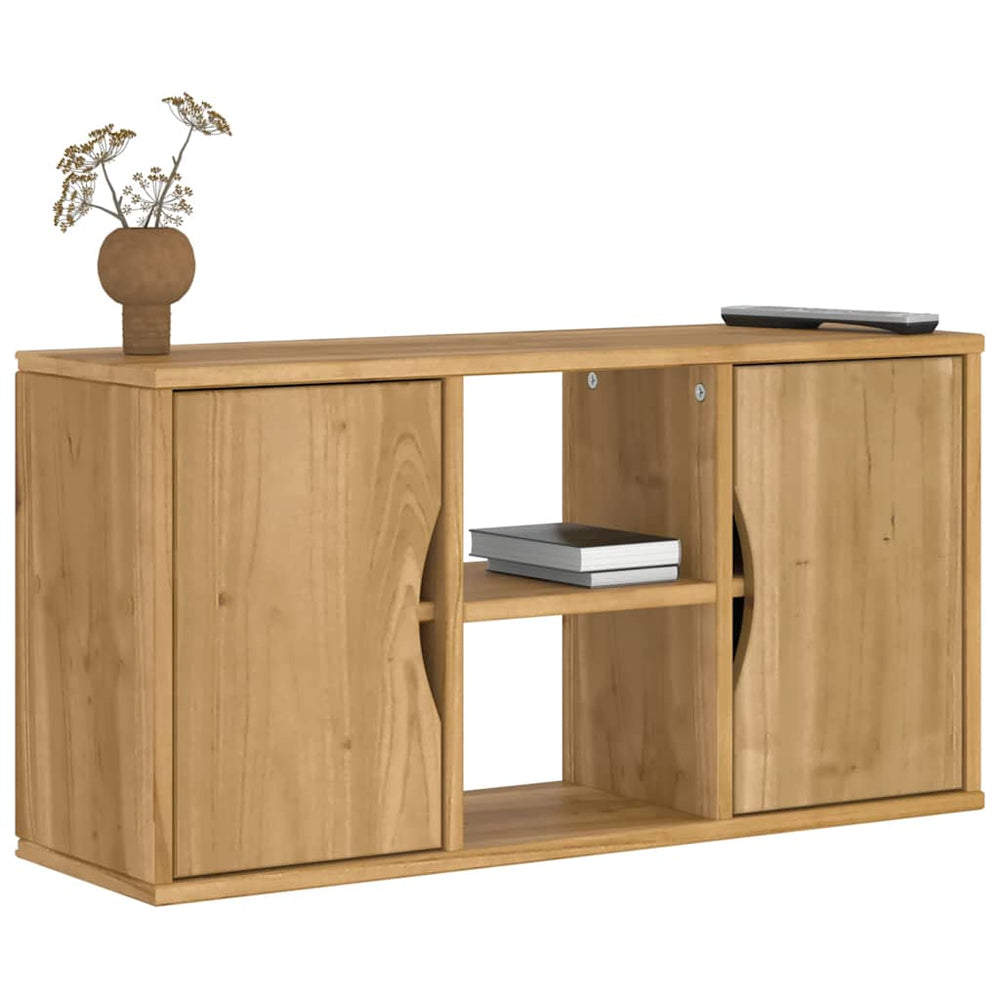 Massivholz TV-Schrank Kiefer 79x24x40 cm