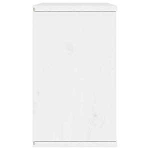 Weißer TV-Schrank Kiefer Massivholz 79cm
