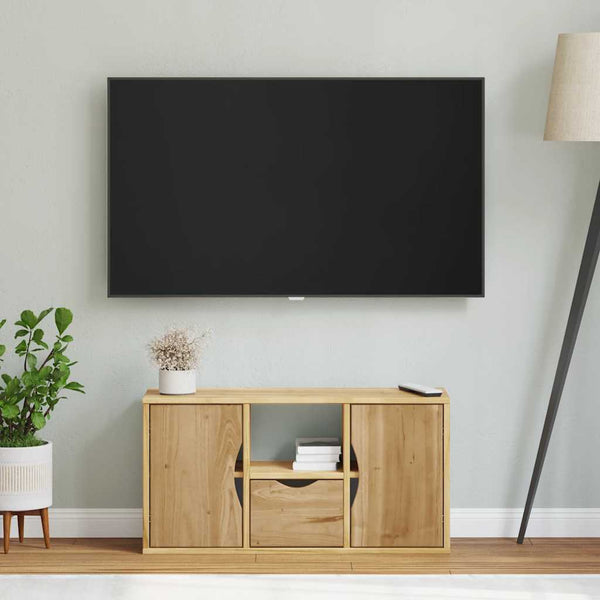 TV-Schrank Kiefer Massivholz 79 cm