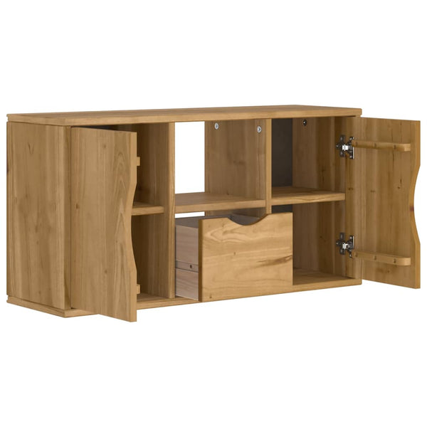 TV-Schrank Kiefer Massivholz 79 cm