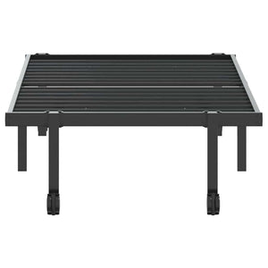 Klappbares Bettgestell Schwarz 75x190 cm